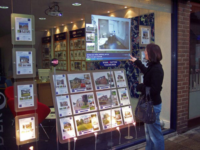 互動櫥窗應用領域,廣告傳媒、舞台背景、科研教學、遊戲娛樂等